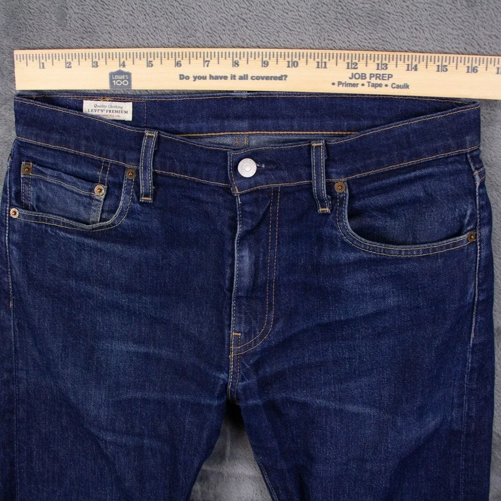 Levi's Premium Lot 512 Big E Jeans Mens 30x34‎ Blue Denim Medium/Dark Wash Slim